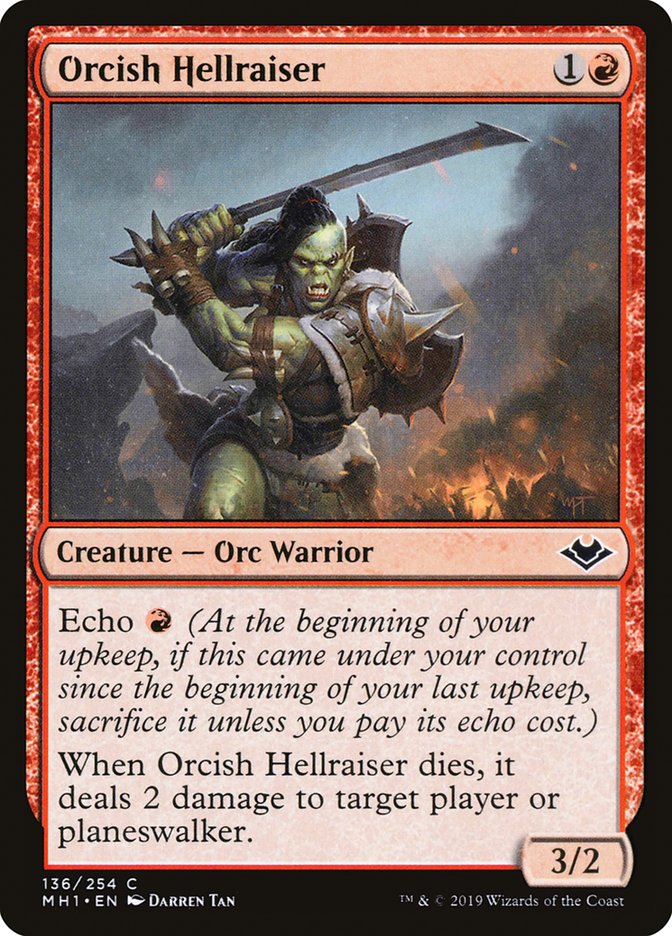 Orcish Hellraiser [Modern Horizons] | Jomio and Rueliete's Cards and Comics