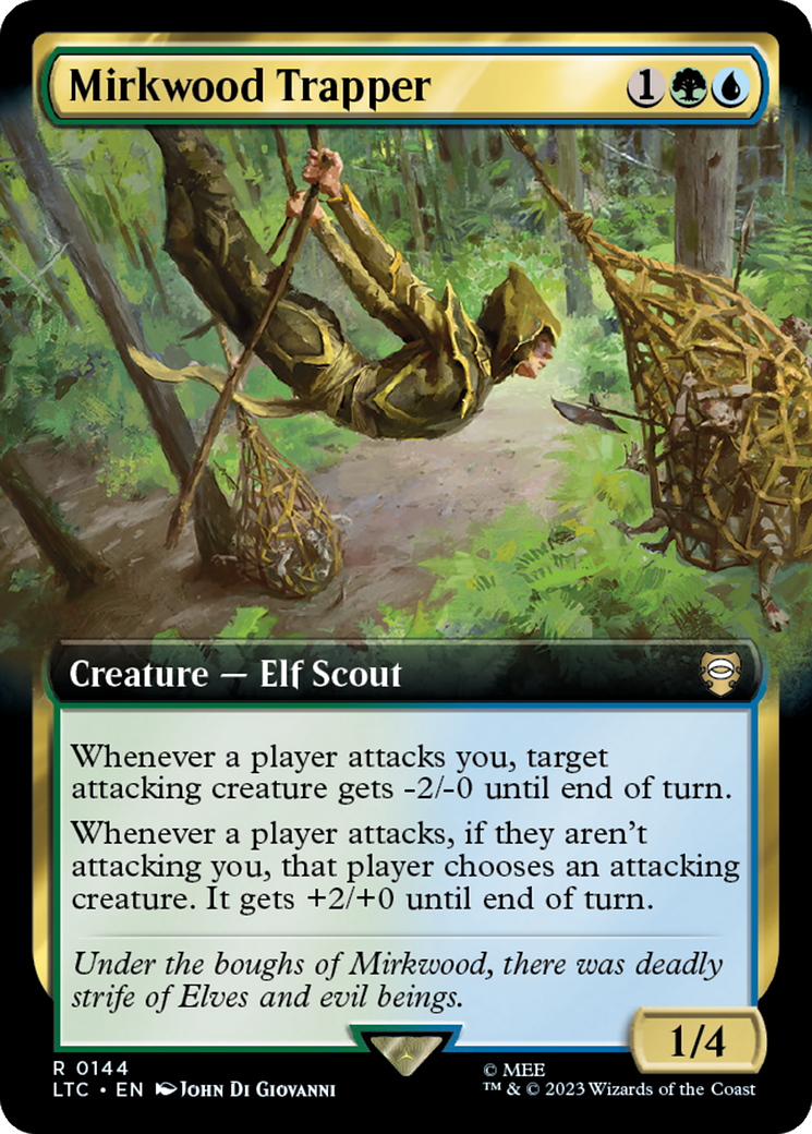 Mirkwood Trapper (Extended Art) [The Lord of the Rings: Tales of Middle-Earth Commander] | Jomio and Rueliete's Cards and Comics