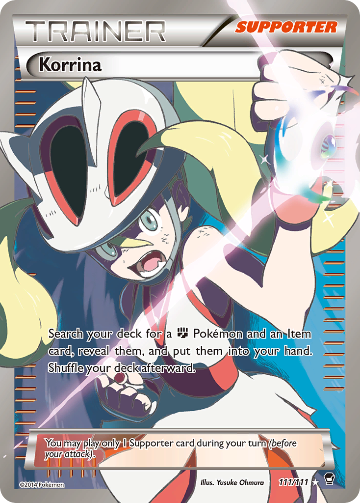 Korrina (111/111) [XY: Furious Fists] | Jomio and Rueliete's Cards and Comics