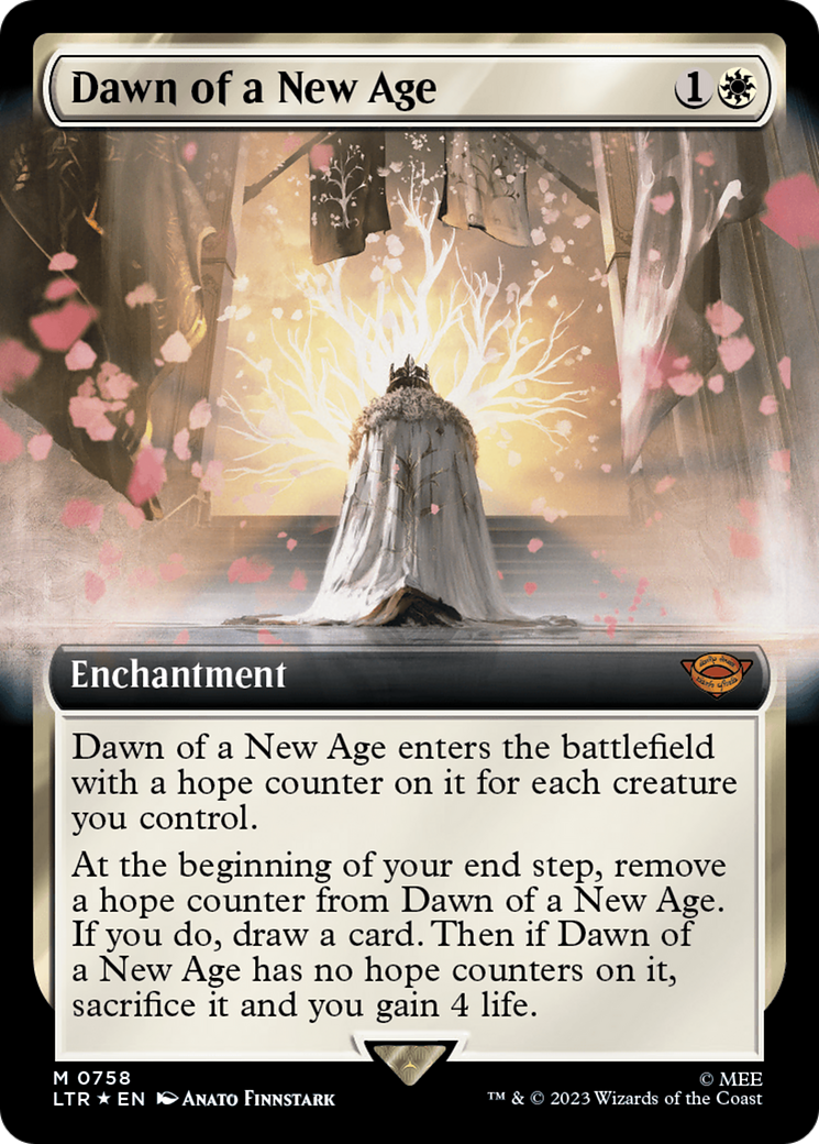 Dawn of a New Age (Extended Art) (Surge Foil) [The Lord of the Rings: Tales of Middle-Earth] | Jomio and Rueliete's Cards and Comics