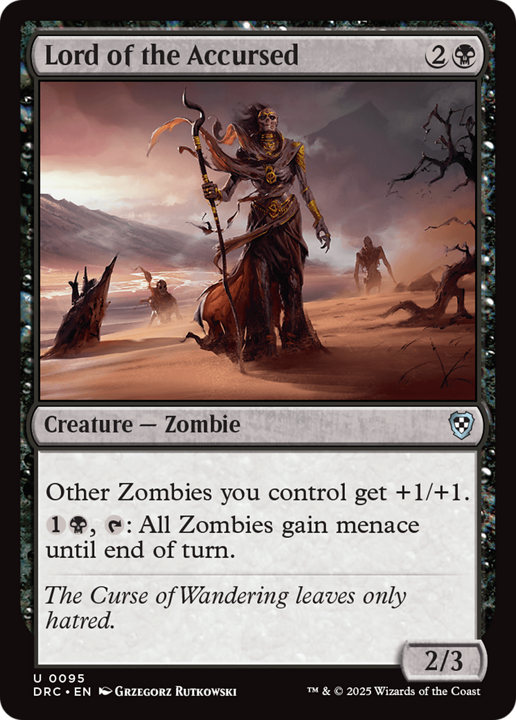 Lord of the Accursed [Aetherdrift Commander] | Jomio and Rueliete's Cards and Comics