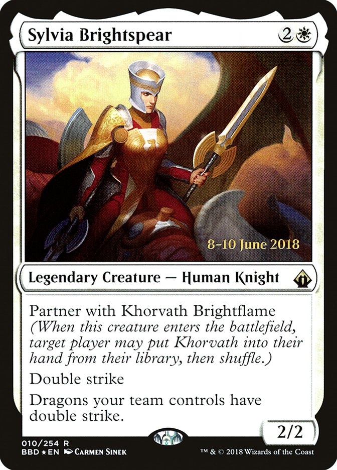 Sylvia Brightspear [Battlebond Prerelease Promos] | Jomio and Rueliete's Cards and Comics