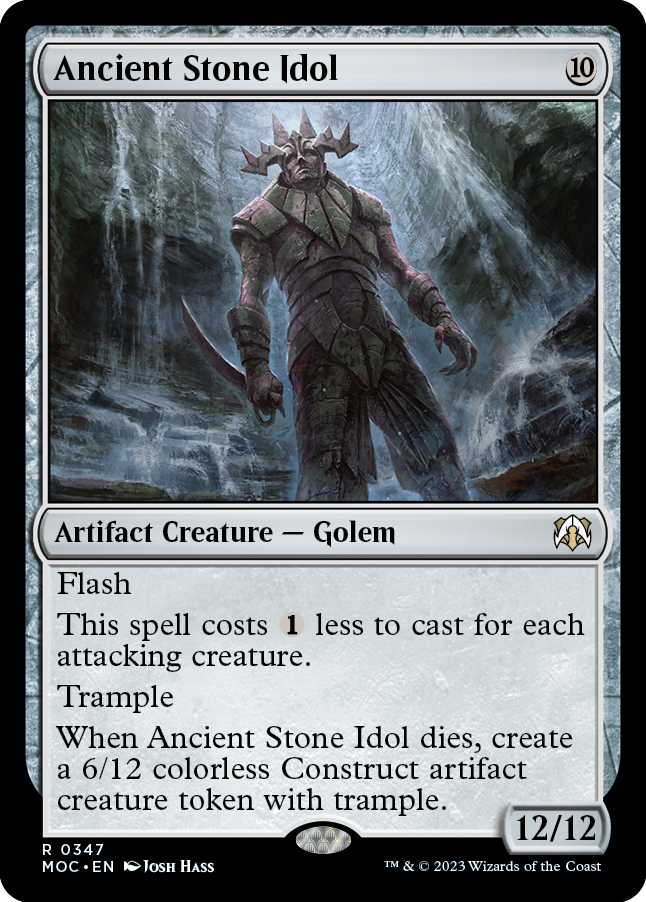 Ancient Stone Idol [March of the Machine Commander] | Jomio and Rueliete's Cards and Comics