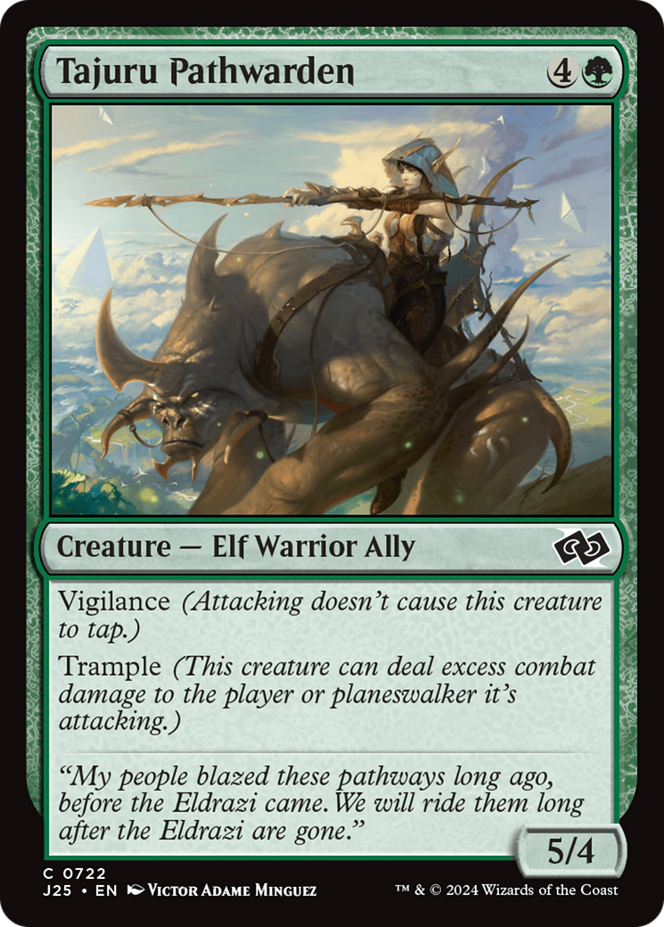 Tajuru Pathwarden [Foundations Jumpstart] | Jomio and Rueliete's Cards and Comics