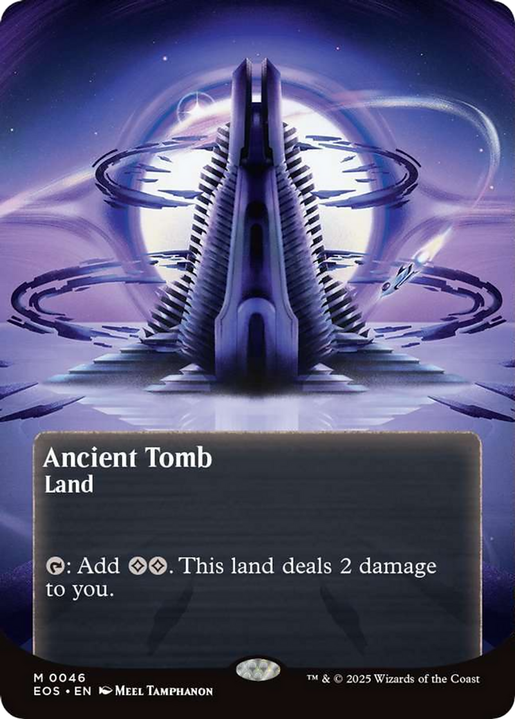 Ancient Tomb (0046) (Borderless) [Edge of Eternities: Stellar Sights] | Jomio and Rueliete's Cards and Comics