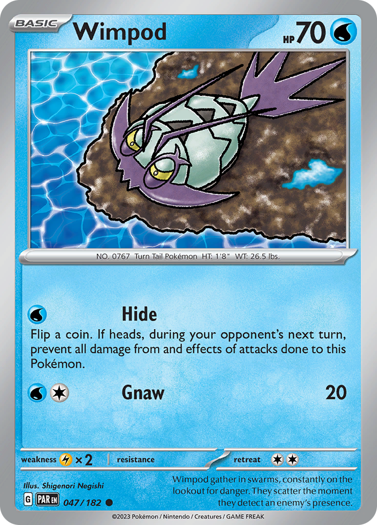 Wimpod (047/182) [Scarlet & Violet: Paradox Rift] | Jomio and Rueliete's Cards and Comics