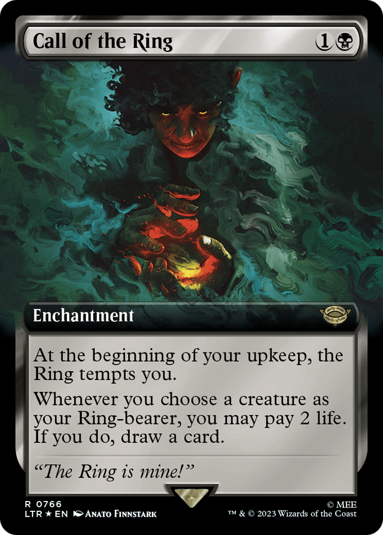 Call of the Ring (Extended Art) (Surge Foil) [The Lord of the Rings: Tales of Middle-Earth] | Jomio and Rueliete's Cards and Comics