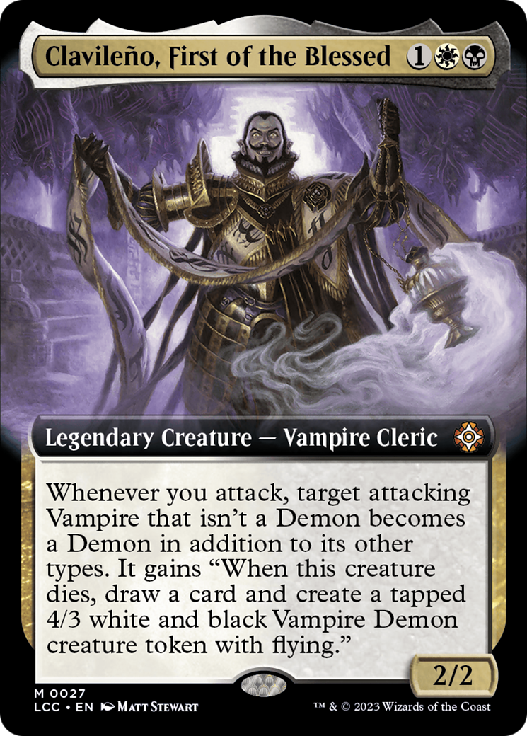 Clavileno, First of the Blessed (Extended Art) [The Lost Caverns of Ixalan Commander] | Jomio and Rueliete's Cards and Comics