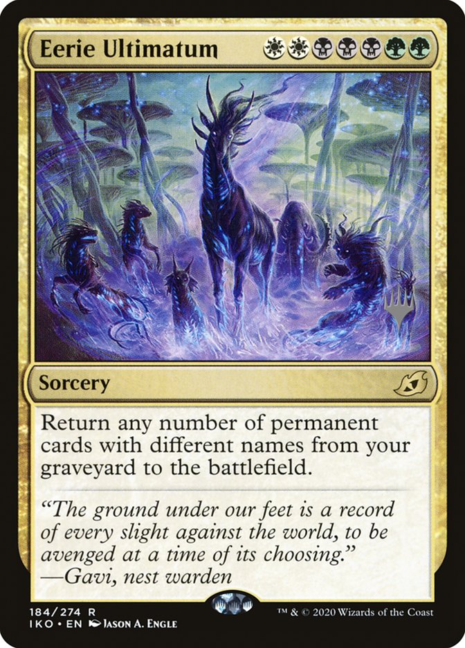 Eerie Ultimatum (Promo Pack) [Ikoria: Lair of Behemoths Promos] | Jomio and Rueliete's Cards and Comics