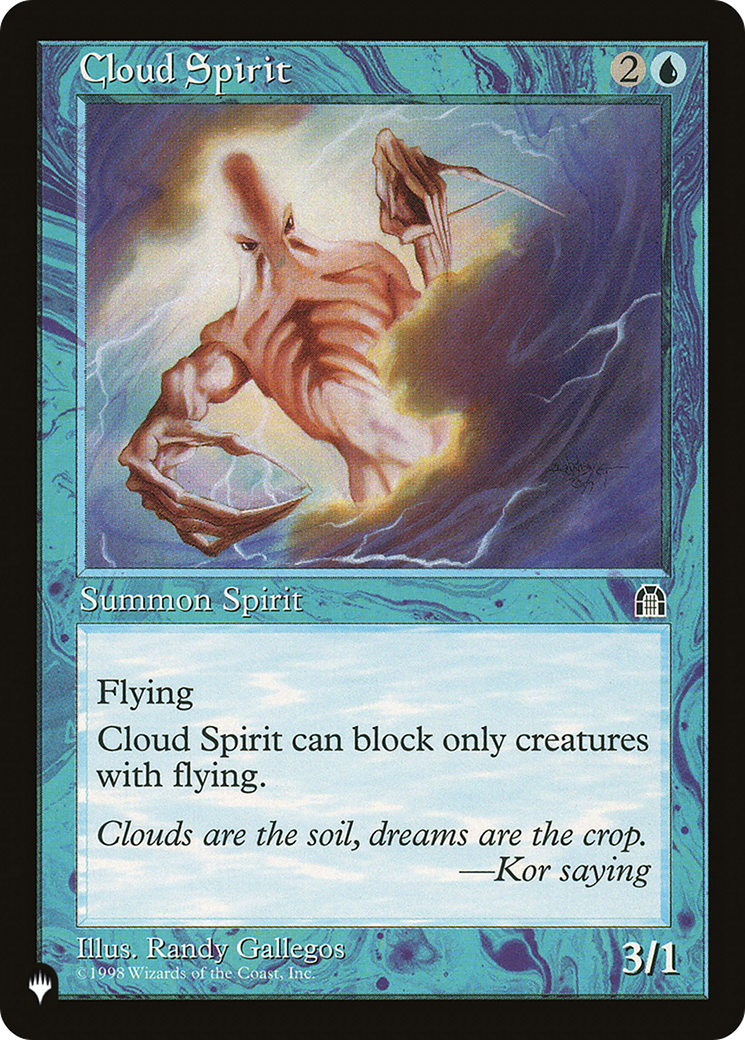 Cloud Spirit [The List] | Jomio and Rueliete's Cards and Comics