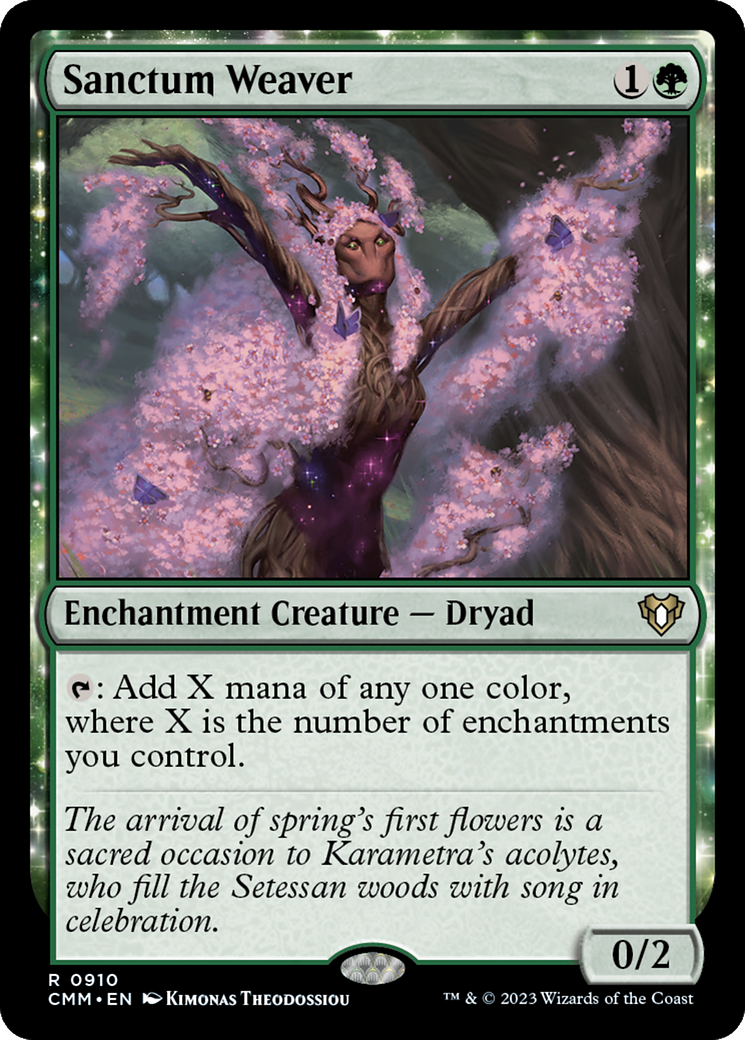 Sanctum Weaver [Commander Masters] | Jomio and Rueliete's Cards and Comics