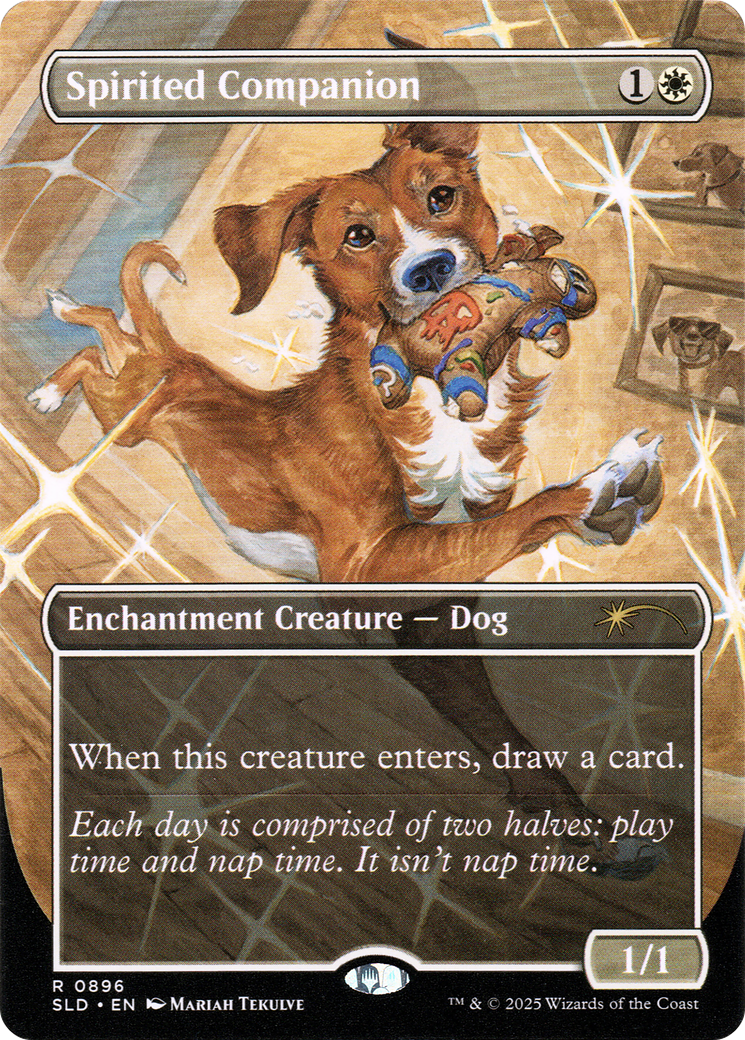 Spirited Companion (0896) [Secret Lair Drop Series] | Jomio and Rueliete's Cards and Comics