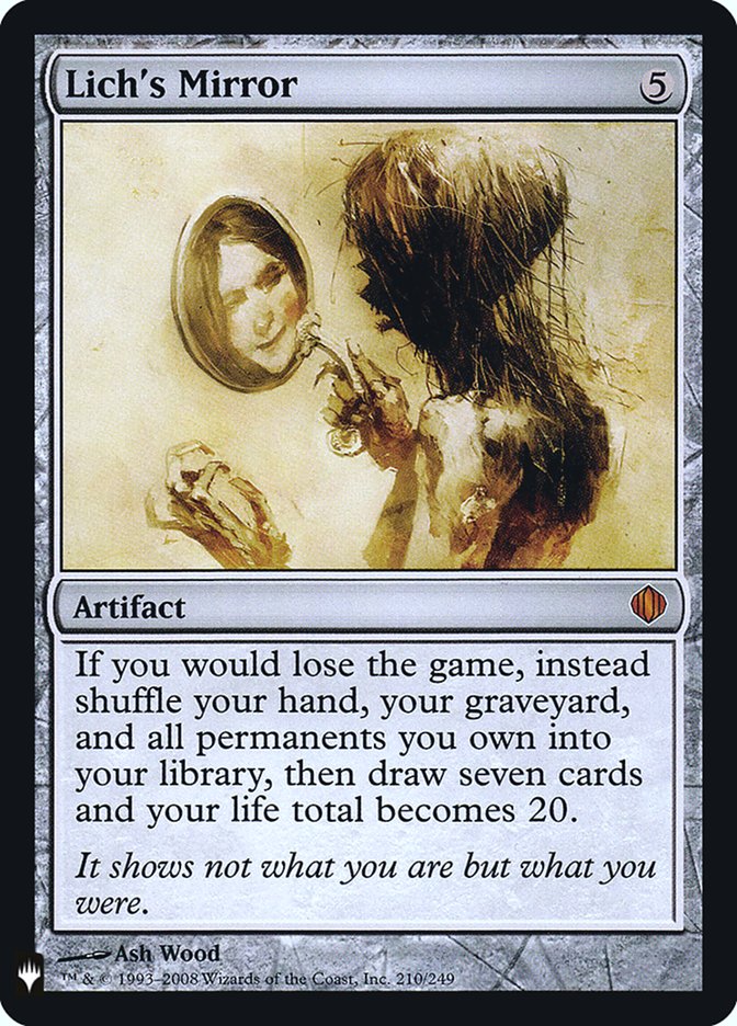 Lich's Mirror [Mystery Booster] | Jomio and Rueliete's Cards and Comics
