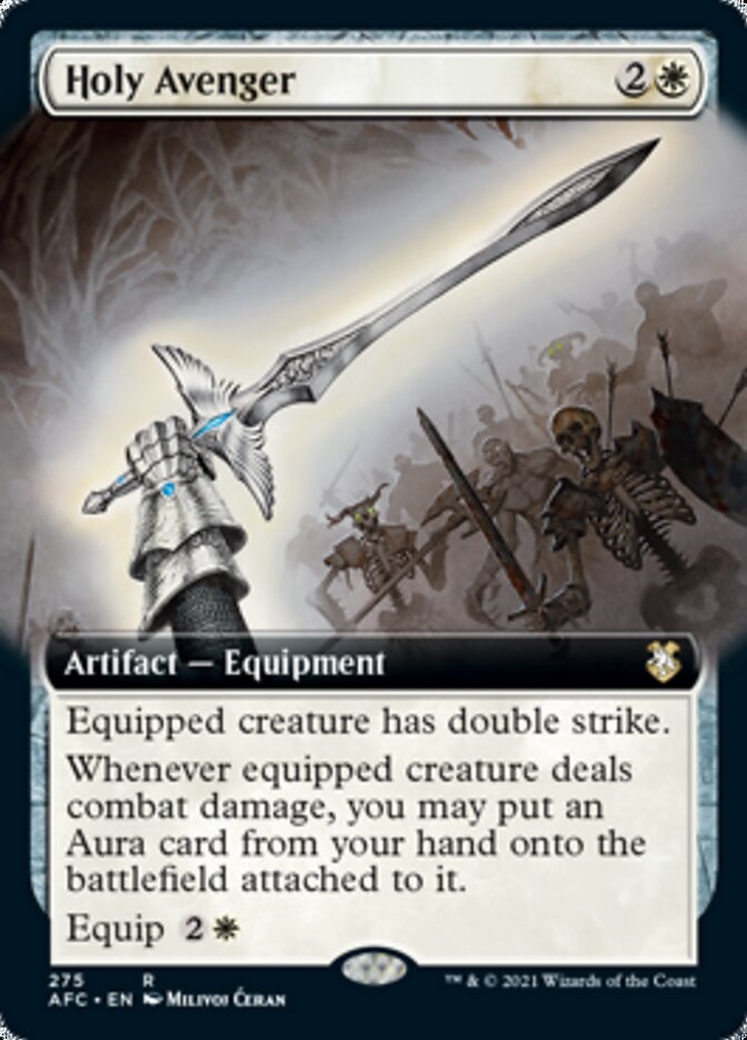 Holy Avenger (Extended Art) [Dungeons & Dragons: Adventures in the Forgotten Realms Commander] | Jomio and Rueliete's Cards and Comics