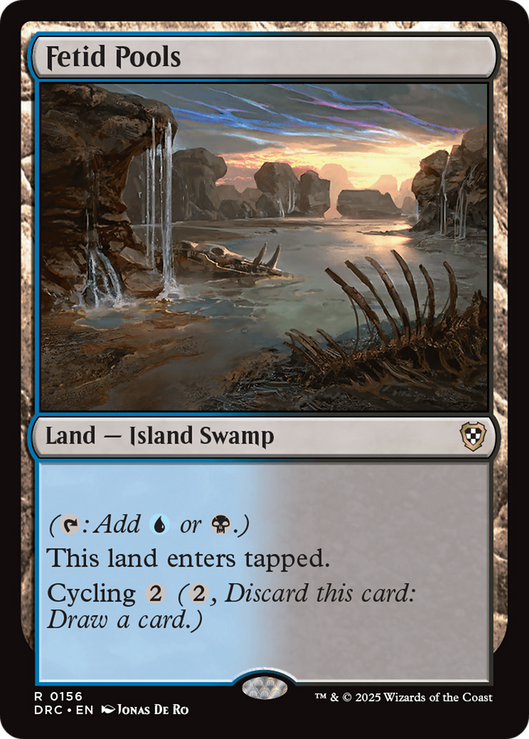 Fetid Pools [Aetherdrift Commander] | Jomio and Rueliete's Cards and Comics