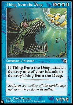Thing from the Deep [The List] | Jomio and Rueliete's Cards and Comics