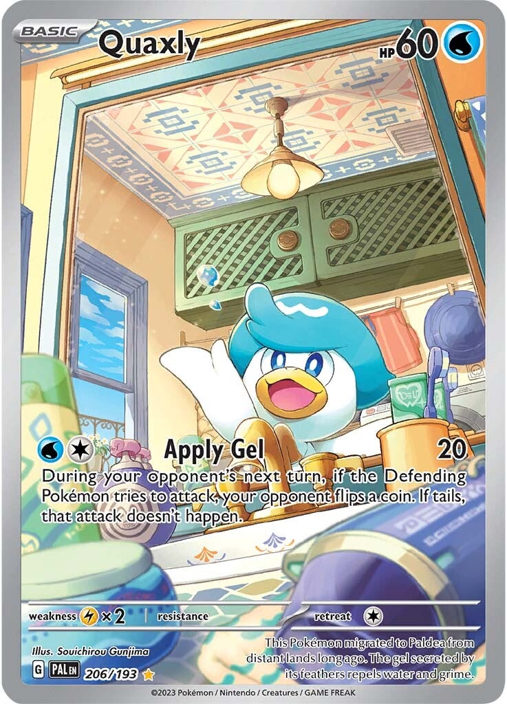 Quaxly (206/193) [Scarlet & Violet: Paldea Evolved] | Jomio and Rueliete's Cards and Comics