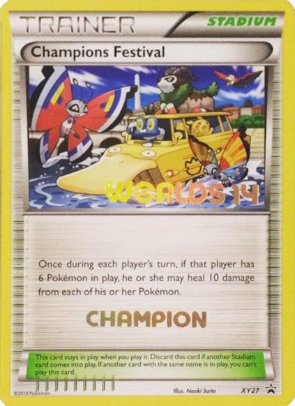 Champions Festival (XY27) (2014 Champion) [XY: Black Star Promos] | Jomio and Rueliete's Cards and Comics