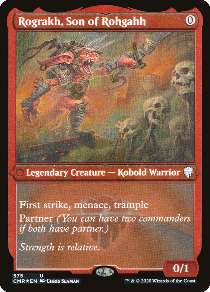 Rograkh, Son of Rohgahh (Etched) [Commander Legends] | Jomio and Rueliete's Cards and Comics