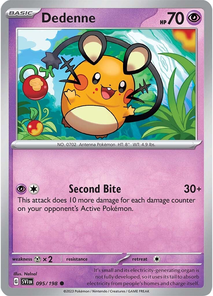 Dedenne (095/198) [Scarlet & Violet: Base Set] | Jomio and Rueliete's Cards and Comics