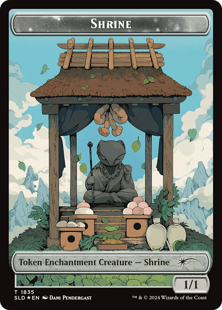 Shrine Token (Rainbow Foil) [Secret Lair: From Cute to Brute Tokens] | Jomio and Rueliete's Cards and Comics