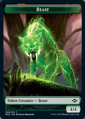 Beast // Treasure (20) Double-Sided Token [Modern Horizons 2 Tokens] | Jomio and Rueliete's Cards and Comics