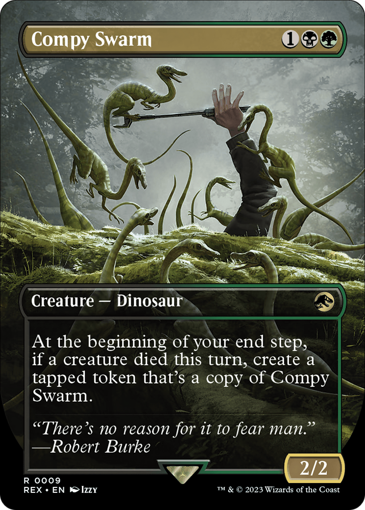 Compy Swarm (Borderless) [Jurassic World Collection] | Jomio and Rueliete's Cards and Comics