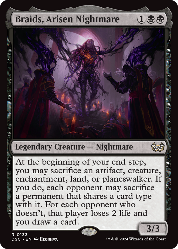 Braids, Arisen Nightmare [Duskmourn: House of Horror Commander] | Jomio and Rueliete's Cards and Comics