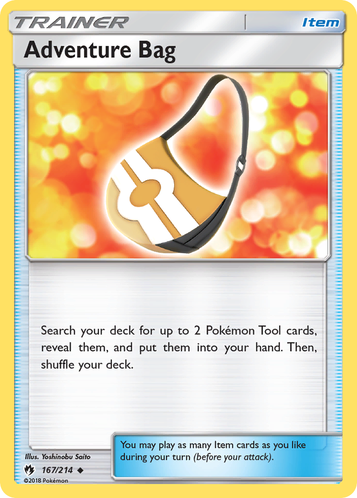 Adventure Bag (167/214) [Sun & Moon: Lost Thunder] | Jomio and Rueliete's Cards and Comics