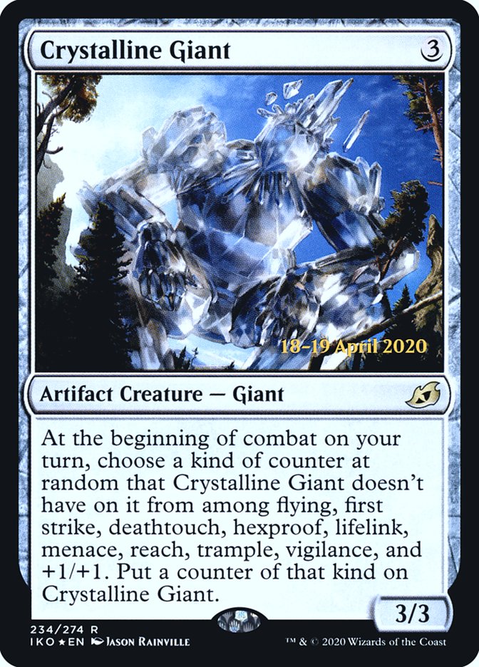 Crystalline Giant [Ikoria: Lair of Behemoths Prerelease Promos] | Jomio and Rueliete's Cards and Comics