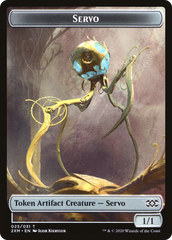 Human Soldier // Servo Double-Sided Token [Double Masters Tokens] | Jomio and Rueliete's Cards and Comics
