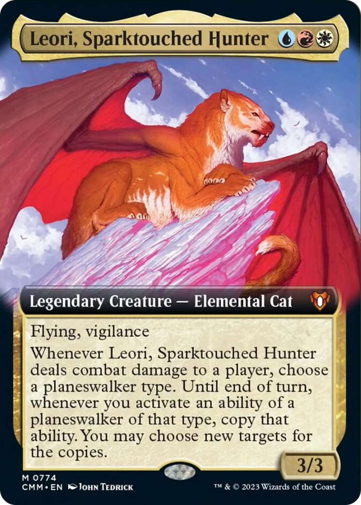 Leori, Sparktouched Hunter (Extended Art) [Commander Masters] | Jomio and Rueliete's Cards and Comics