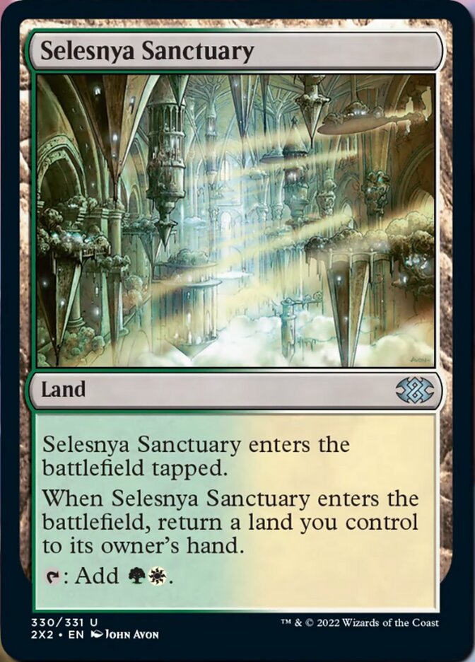 Selesnya Sanctuary [Double Masters 2022] | Jomio and Rueliete's Cards and Comics