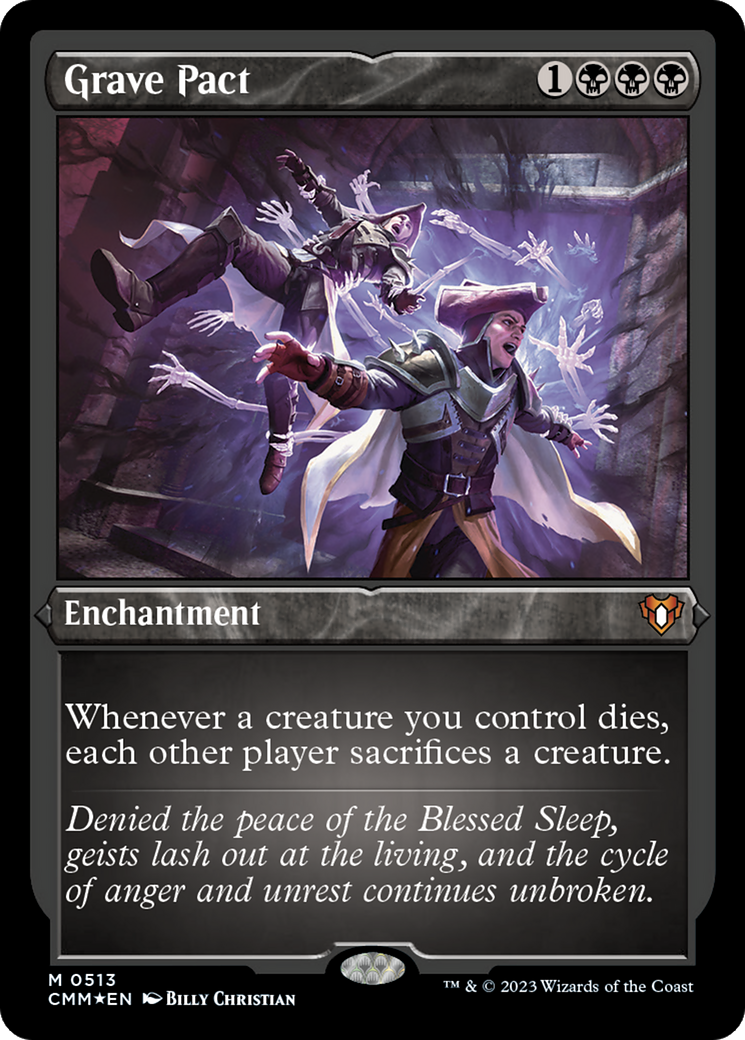 Grave Pact (Foil Etched) [Commander Masters] | Jomio and Rueliete's Cards and Comics