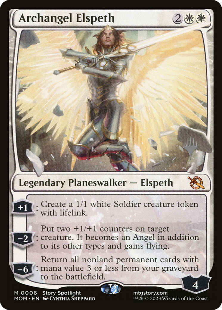 Archangel Elspeth (Promo Pack) [March of the Machine Promos] | Jomio and Rueliete's Cards and Comics