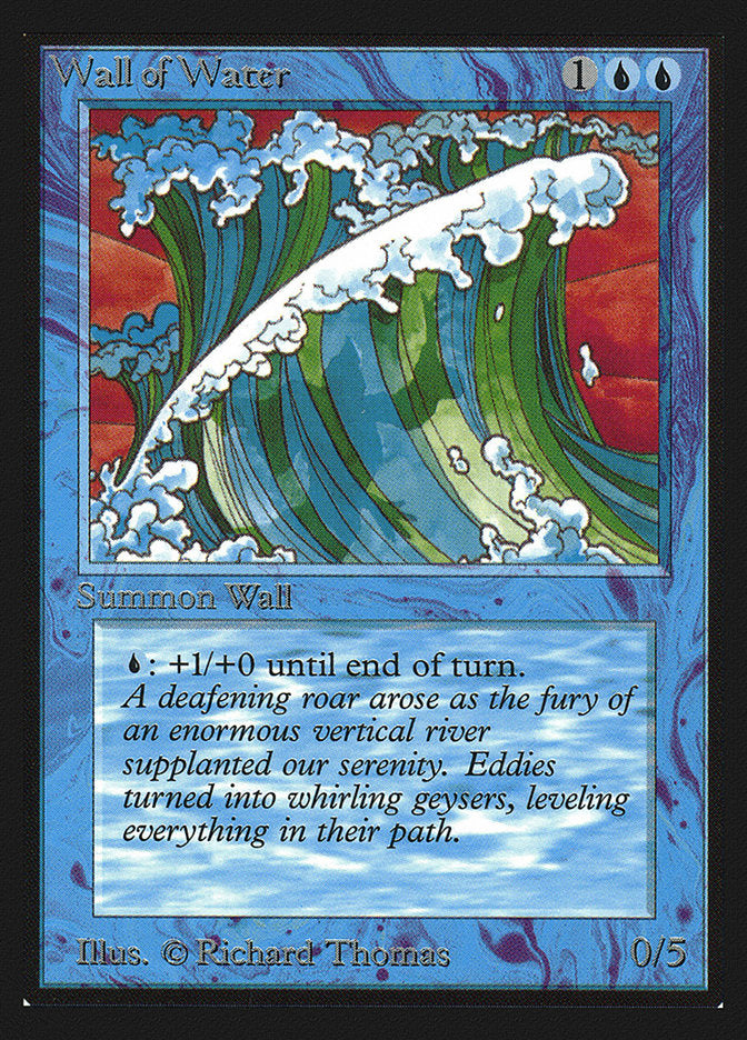Wall of Water [International Collectors' Edition] | Jomio and Rueliete's Cards and Comics