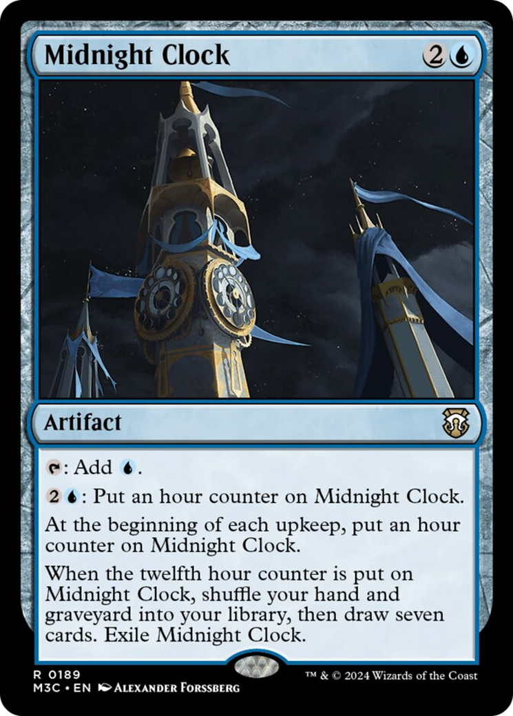 Midnight Clock [Modern Horizons 3 Commander] | Jomio and Rueliete's Cards and Comics