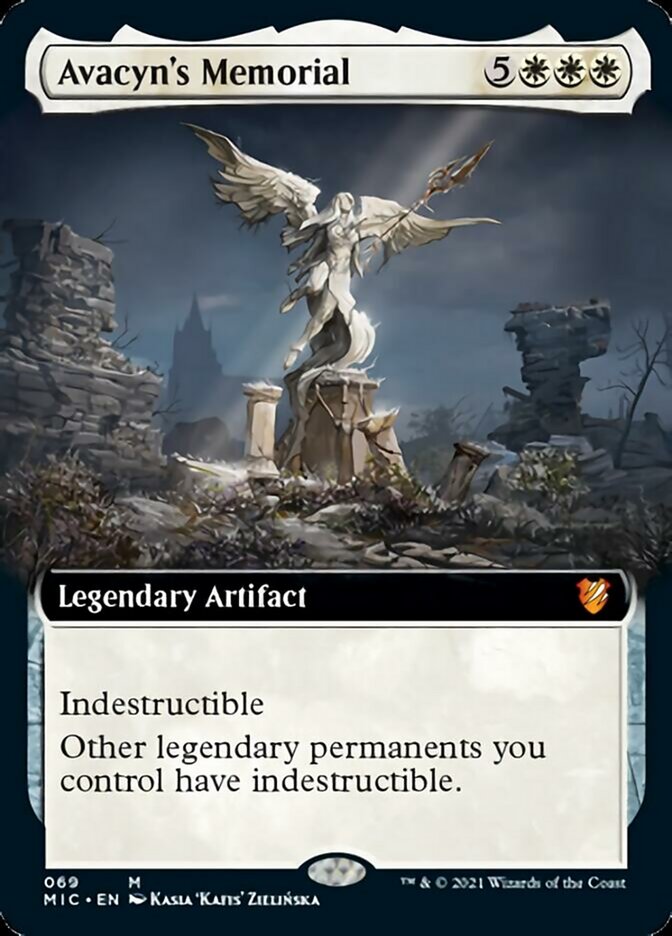 Avacyn's Memorial (Extended Art) [Innistrad: Midnight Hunt Commander] | Jomio and Rueliete's Cards and Comics