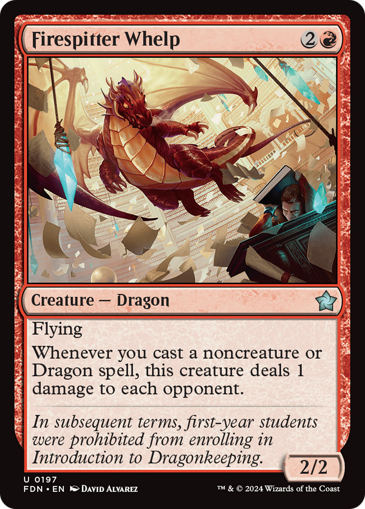Firespitter Whelp [Foundations] | Jomio and Rueliete's Cards and Comics
