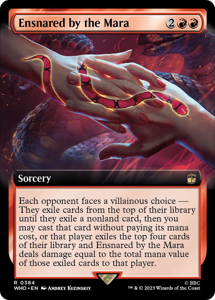 Ensnared by the Mara (Extended Art) [Doctor Who] | Jomio and Rueliete's Cards and Comics