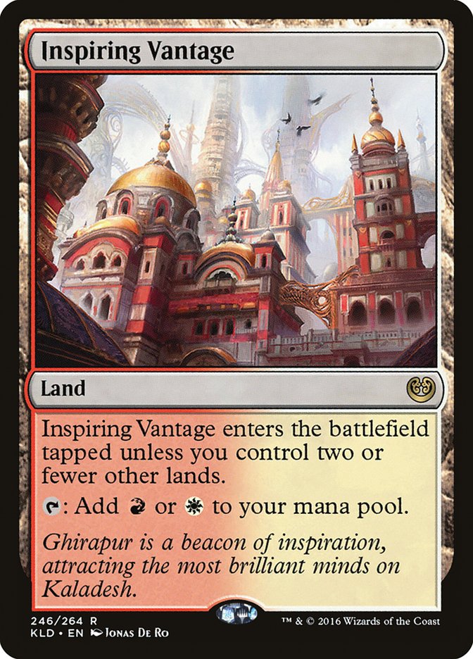 Inspiring Vantage [Kaladesh] | Jomio and Rueliete's Cards and Comics