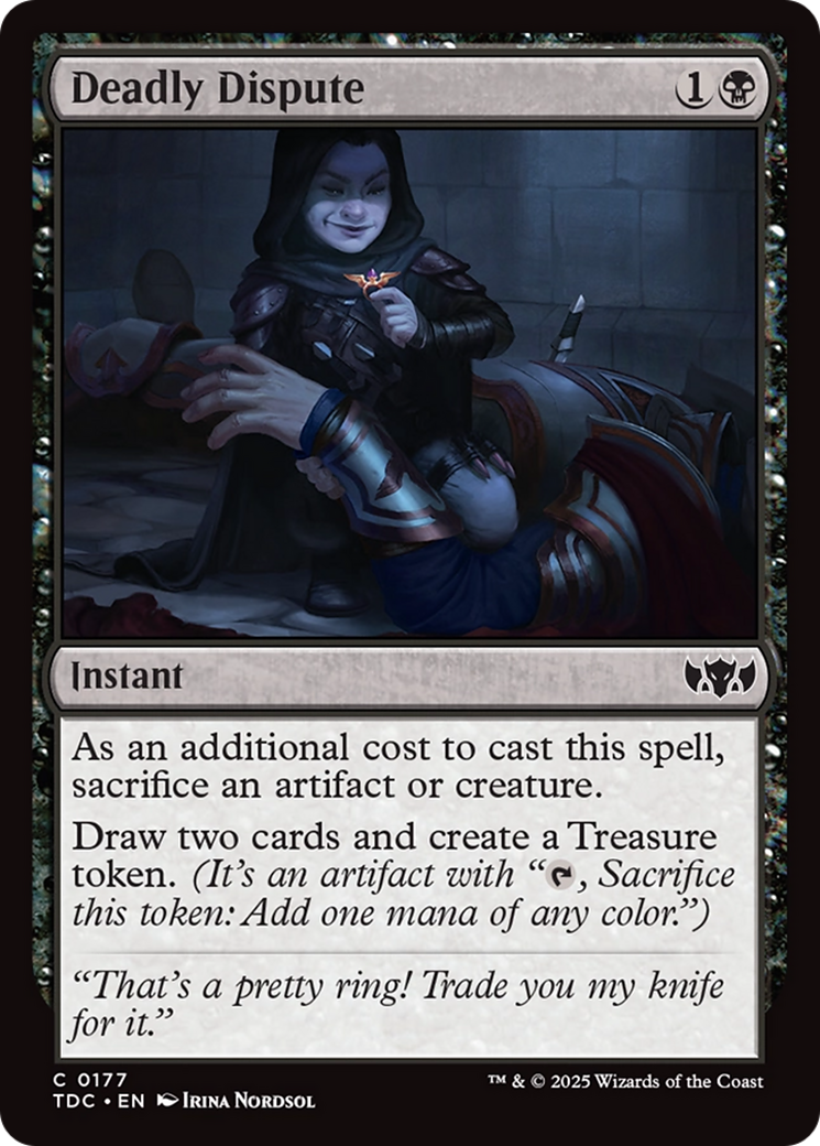Deadly Dispute [Tarkir: Dragonstorm Commander] | Jomio and Rueliete's Cards and Comics