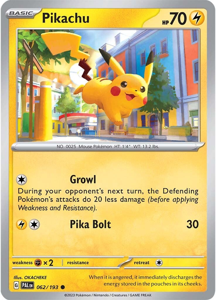 Pikachu (062/193) [Scarlet & Violet: Paldea Evolved] | Jomio and Rueliete's Cards and Comics