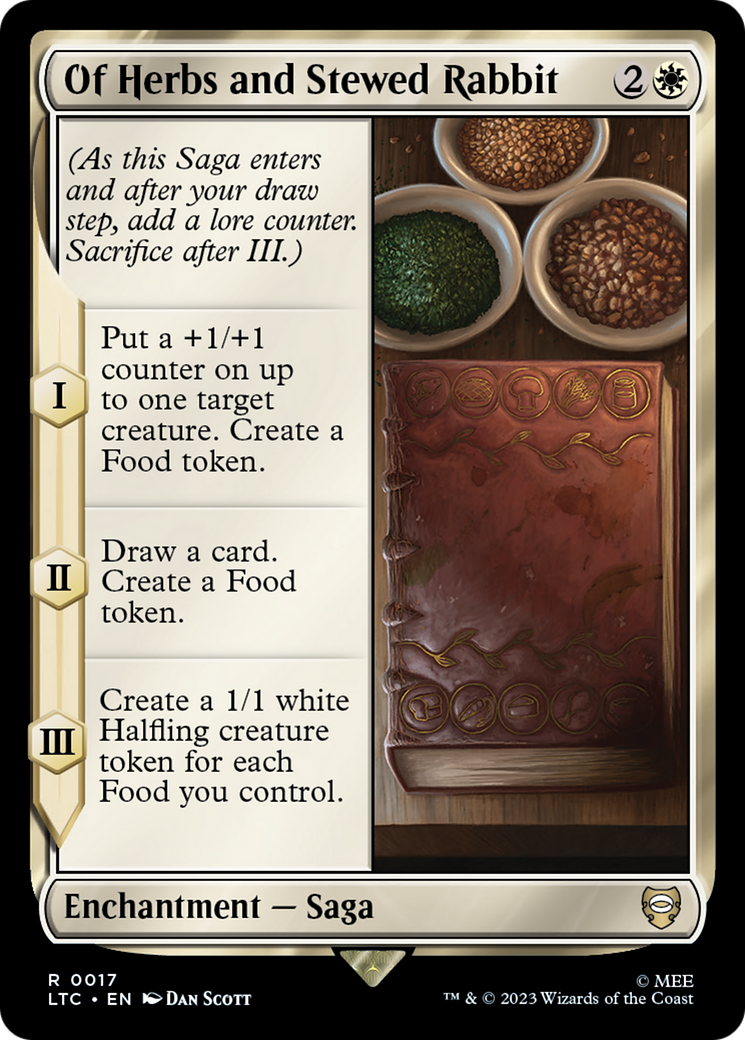 Of Herbs and Stewed Rabbit [The Lord of the Rings: Tales of Middle-Earth Commander] | Jomio and Rueliete's Cards and Comics