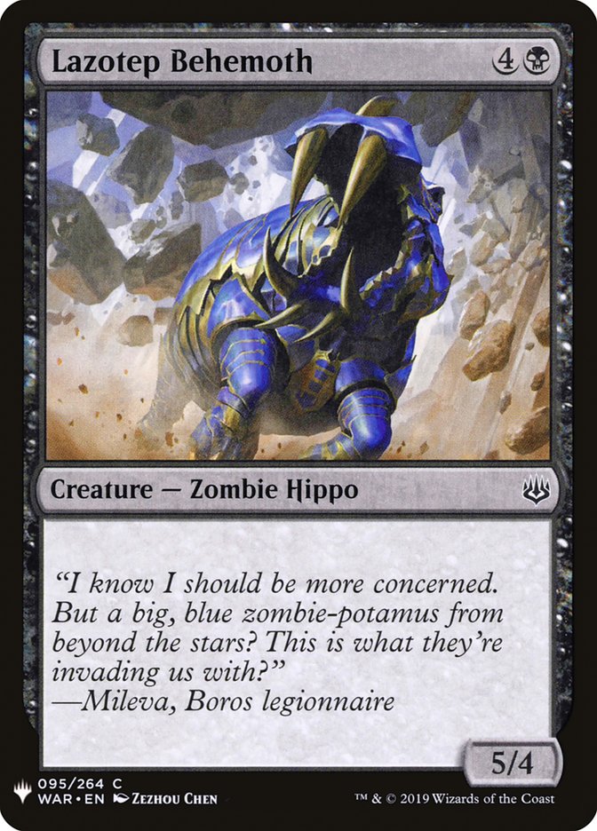 Lazotep Behemoth [Mystery Booster] | Jomio and Rueliete's Cards and Comics