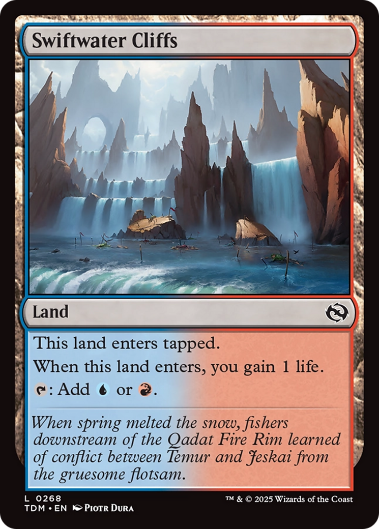 Swiftwater Cliffs [Tarkir: Dragonstorm] | Jomio and Rueliete's Cards and Comics