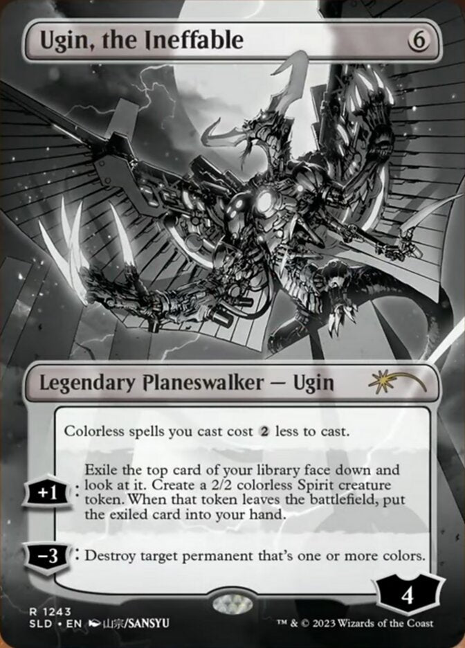 Ugin, the Ineffable (Borderless) [Secret Lair Drop Series] | Jomio and Rueliete's Cards and Comics