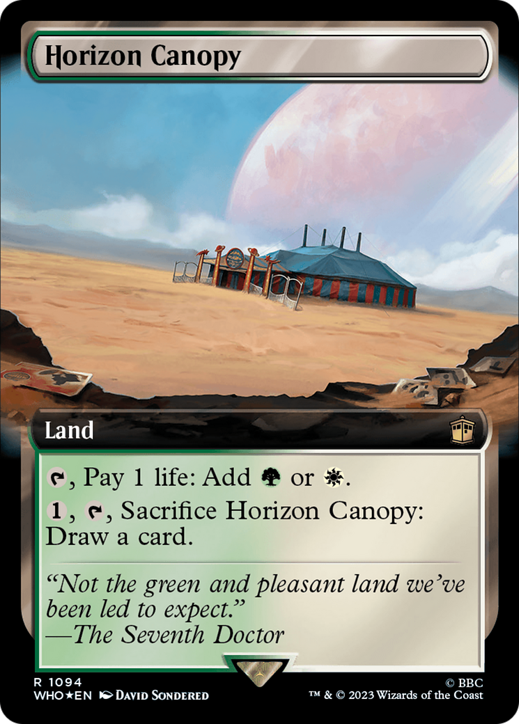 Horizon Canopy (Extended Art) (Surge Foil) [Doctor Who] | Jomio and Rueliete's Cards and Comics
