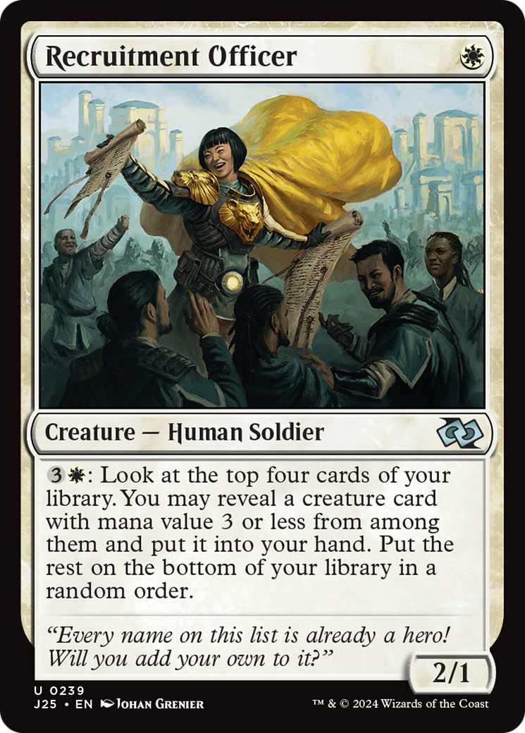Recruitment Officer [Foundations Jumpstart] | Jomio and Rueliete's Cards and Comics