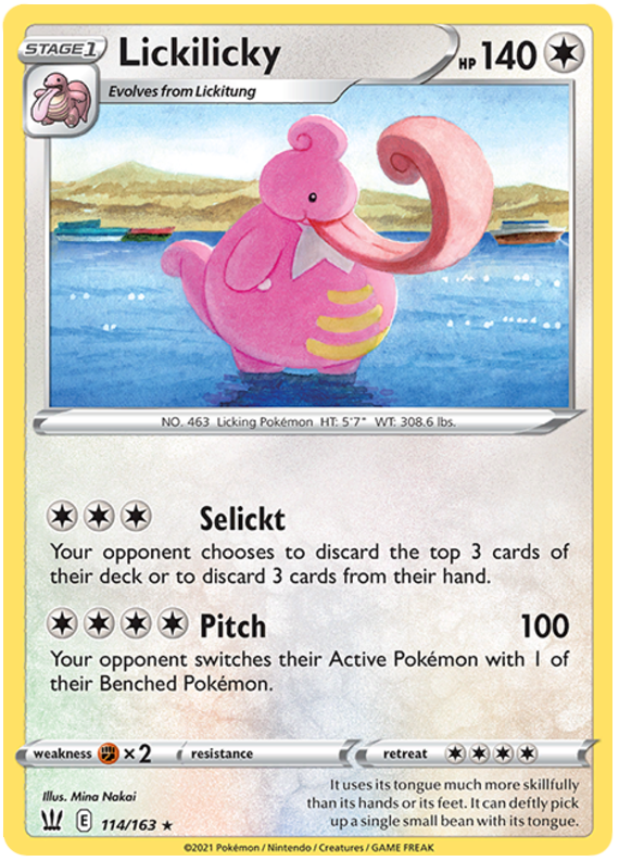 Lickilicky (114/163) [Sword & Shield: Battle Styles] | Jomio and Rueliete's Cards and Comics